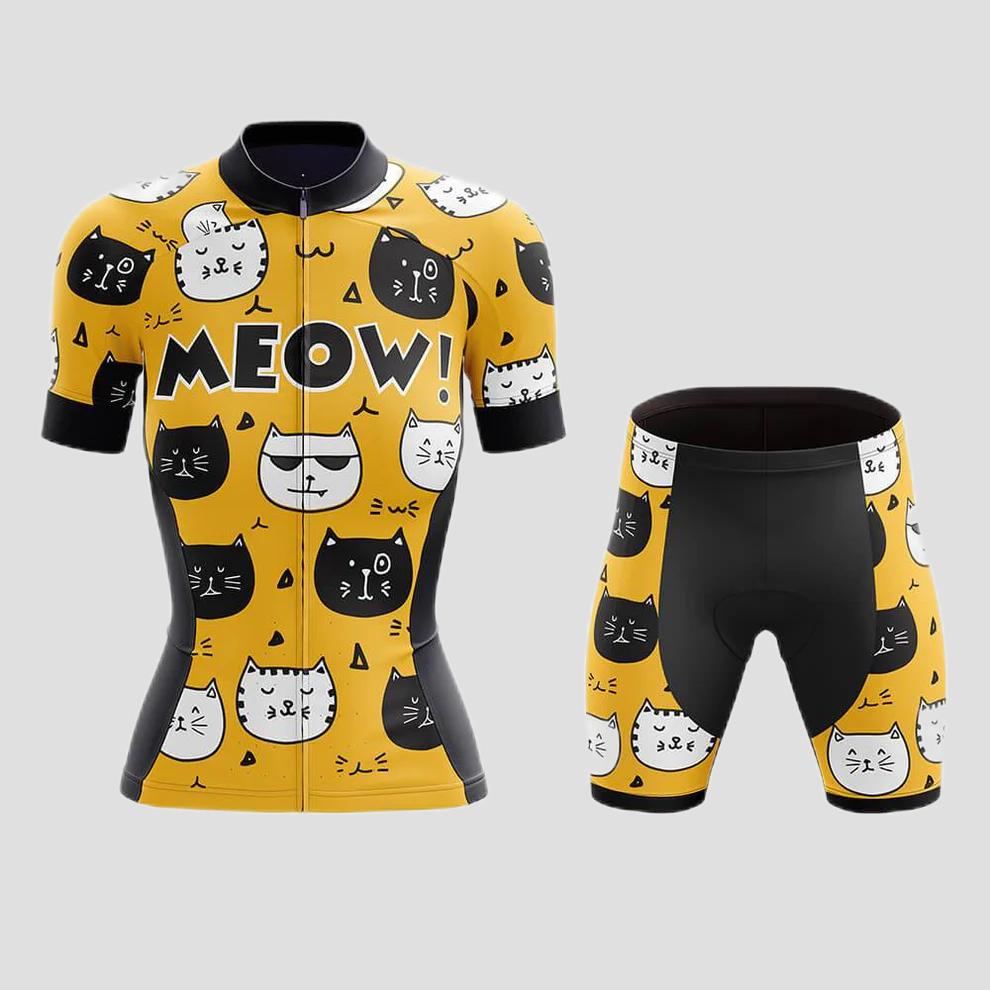 Cat Women's Short Sleeve Cycling Kit