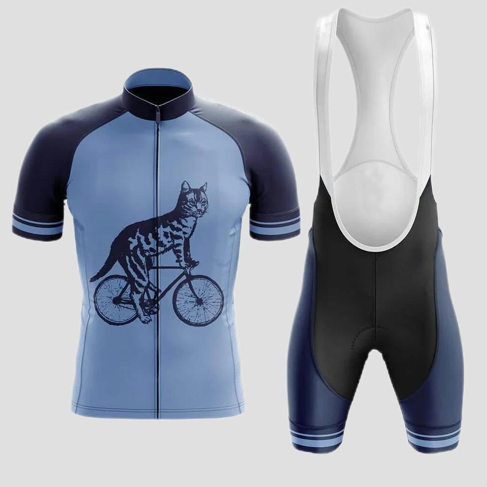 Riding Cat Men's Short Sleeve Cycling Kit